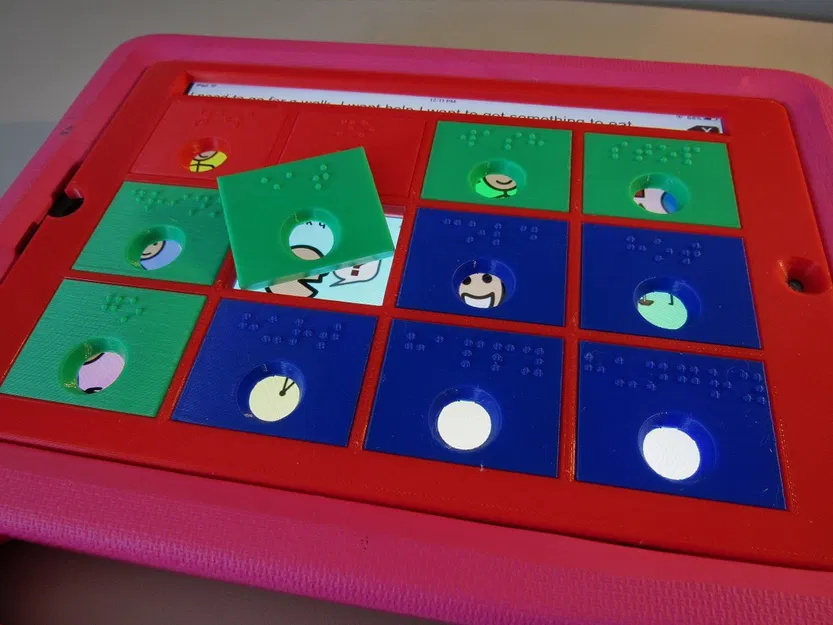 Keyguard Tùy Chỉnh In 3D Cho Ứng Dụng AAC Trên Máy Tính Bảng - Image 15