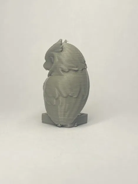 Cú đêm – Mô hình tượng 3D chi tiết - Image 3