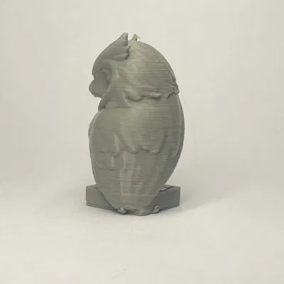 Cú đêm – Mô hình tượng 3D chi tiết