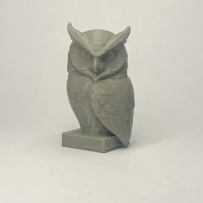 Cú đêm – Mô hình tượng 3D chi tiết