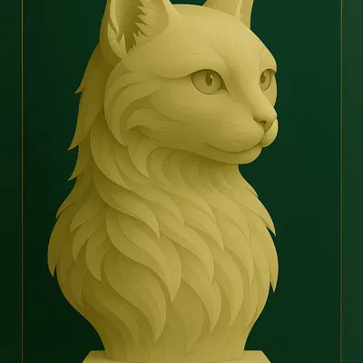 Mèo – Tượng 3D mô phỏng đáng yêu hoặc chân thực