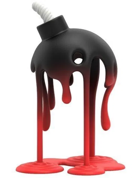 Bombe Fondue – Mô hình điêu khắc 3D hài hước - Image 1