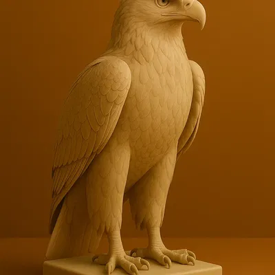 Đại Bàng Vàng – Tác Phẩm Điêu Khắc Chim Săn Mồi Uy Nghi