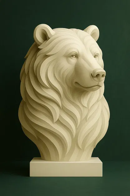 Gấu – Tượng Mô Hình Động Vật Hoang Dã - Image 1