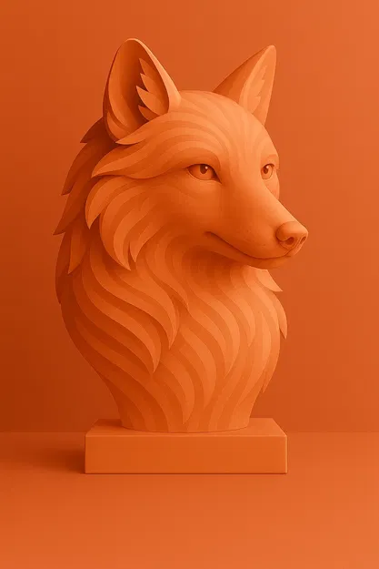 Cáo – Mô hình sinh vật rừng xanh tinh tế - Image 1