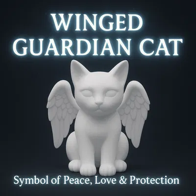 Mèo Thần Hộ Vệ Có Cánh (Winged Guardian Cat)