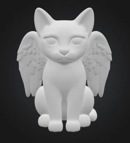 Mèo Thần Hộ Vệ Có Cánh (Winged Guardian Cat) - Image 2