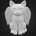Mèo Thần Hộ Vệ Có Cánh (Winged Guardian Cat) - Thumbnail 2
