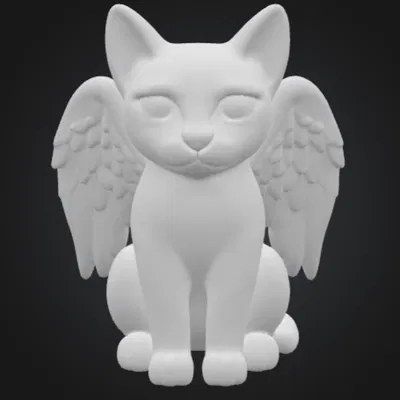 Mèo Thần Hộ Vệ Có Cánh (Winged Guardian Cat)