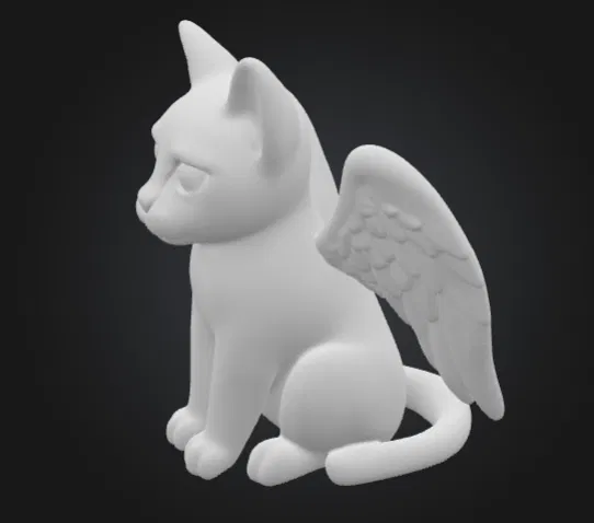 Mèo Thần Hộ Vệ Có Cánh (Winged Guardian Cat) - Image 3