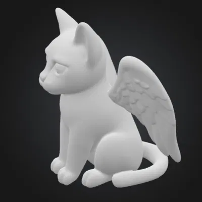 Mèo Thần Hộ Vệ Có Cánh (Winged Guardian Cat)