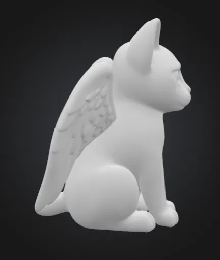 Mèo Thần Hộ Vệ Có Cánh (Winged Guardian Cat) - Image 4