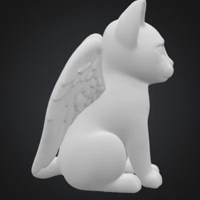 Mèo Thần Hộ Vệ Có Cánh (Winged Guardian Cat)