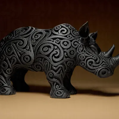 Tượng Tê Giác Thiết Kế (Designer RHINO Sculpture)
