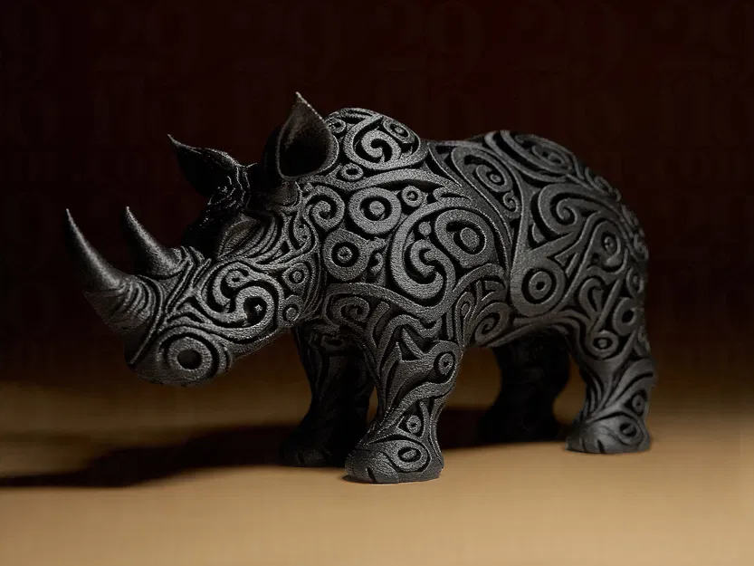 Tượng Tê Giác Thiết Kế (Designer RHINO Sculpture) - Image 4