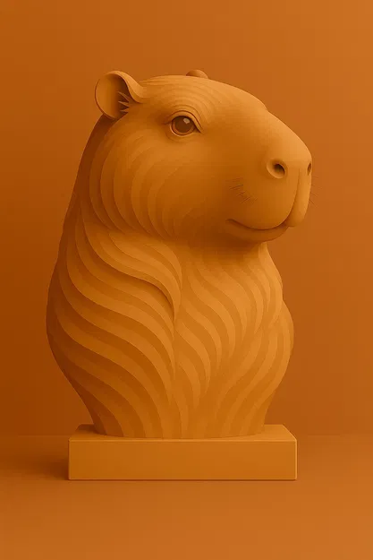 Capybara – Mô hình tượng chuột lang nước hiền lành - Image 1