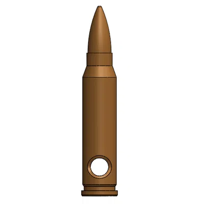 Mô hình móc khóa đạn .308 Winchester độc đáo - Tự in 3D tại nhà