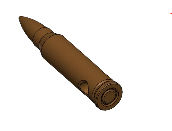 Mô hình móc khóa đạn .308 Winchester độc đáo - Tự in 3D tại nhà - Image 2