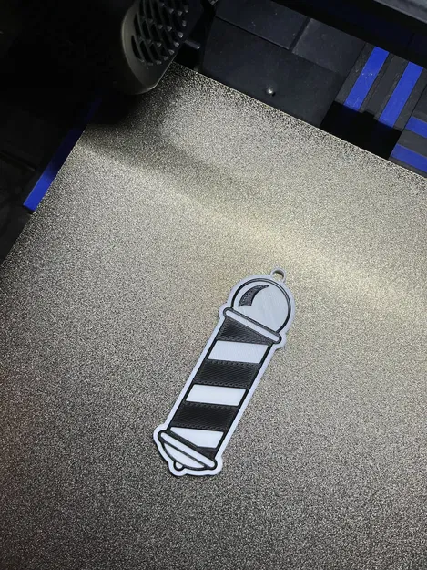 Móc khóa NFC Barber Pole – Hai kích thước - Image 2