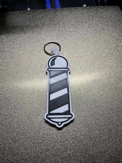 Móc khóa NFC Barber Pole – Hai kích thước - Image 3