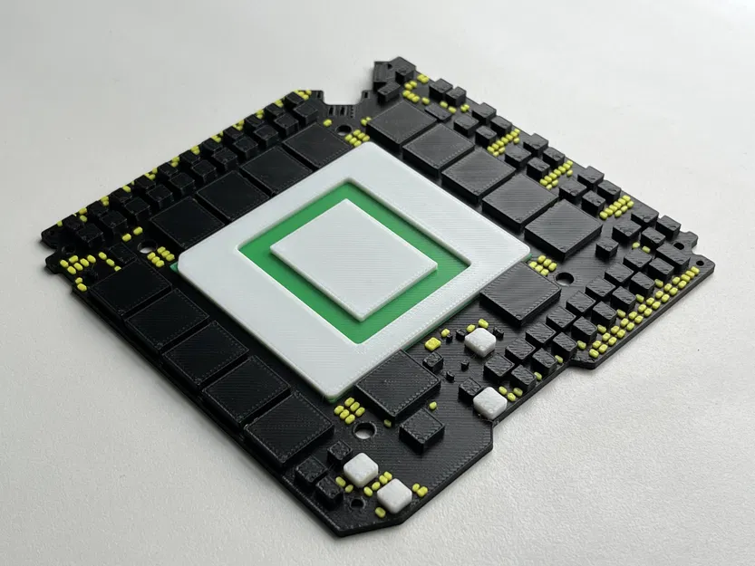 Miếng lót ly hình bo mạch RTX 5090 FE - Image 1