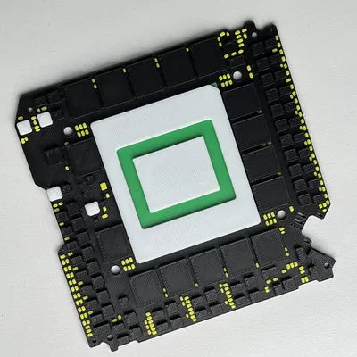 Miếng lót ly hình bo mạch RTX 5090 FE