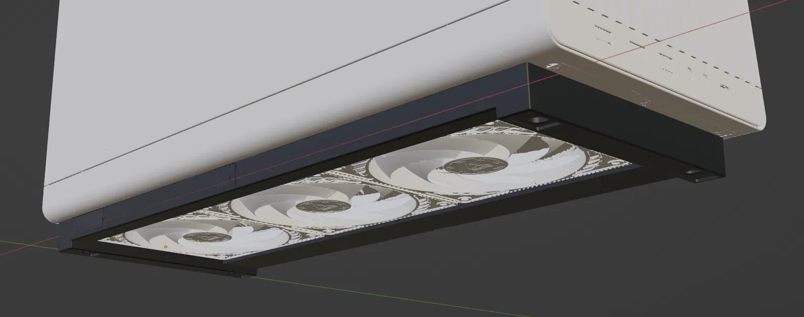 Đế tản nhiệt Lian Li A3 / Chụp quạt (Fan Shroud) - Image 1