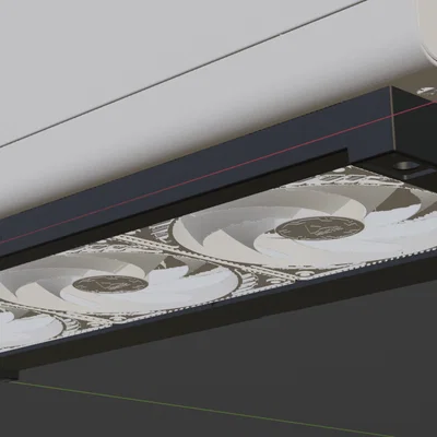 Đế tản nhiệt Lian Li A3 / Chụp quạt (Fan Shroud)
