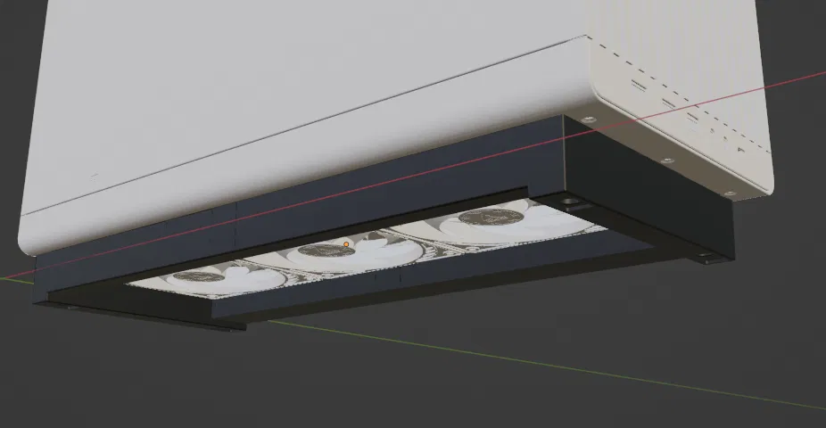 Đế tản nhiệt Lian Li A3 / Chụp quạt (Fan Shroud) - Image 2
