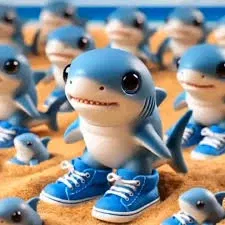 Mô hình cá mập Funko Pop sành điệu - File in 3D cực chi tiết