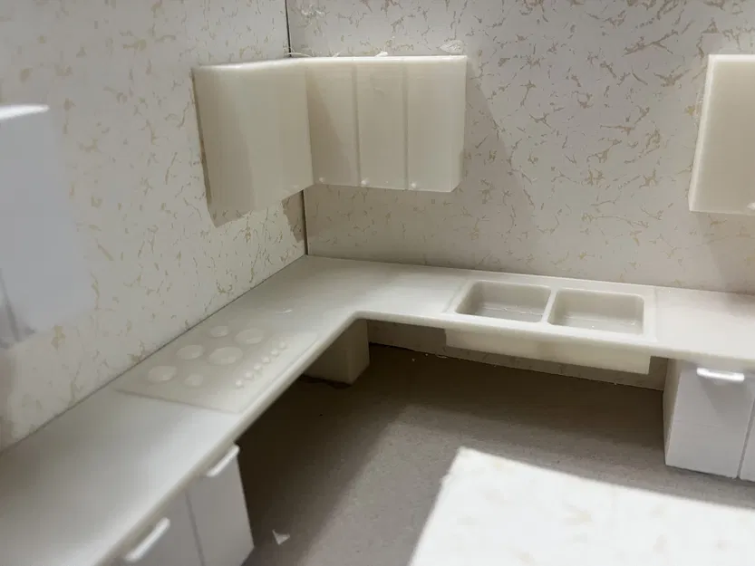 Mô hình căn bếp thu nhỏ tỉ lệ 1:20 chất lượng cao - Image 2