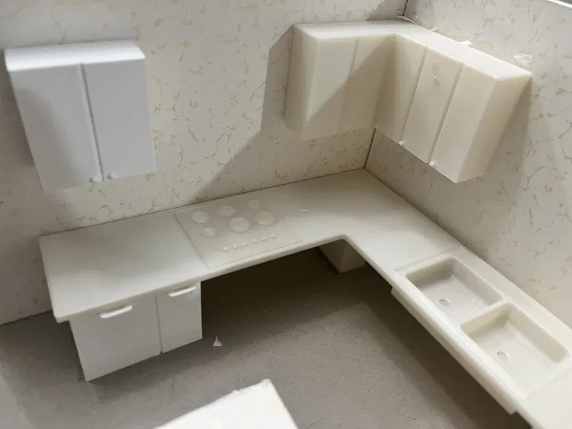 Mô hình căn bếp thu nhỏ tỉ lệ 1:20 chất lượng cao - Image 3