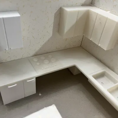 Mô hình căn bếp thu nhỏ tỉ lệ 1:20 chất lượng cao