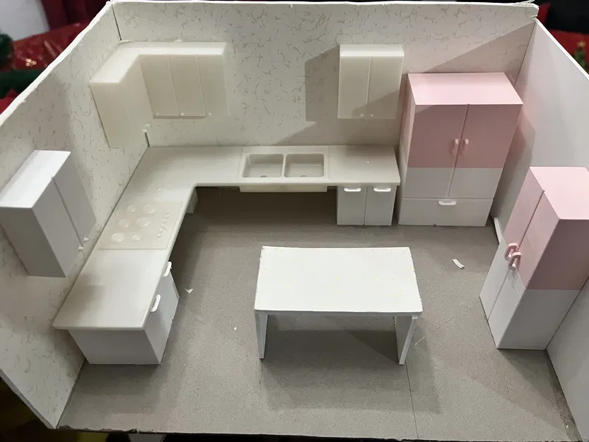 Mô hình căn bếp thu nhỏ tỉ lệ 1:20 chất lượng cao - Image 4