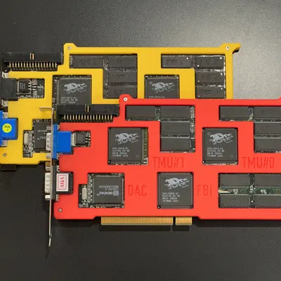Khung bảo vệ 3dfx Voodoo2 (Single Card)