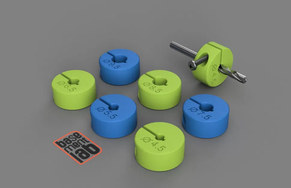 Cữ chặn mũi khoan - Cữ độ sâu Ø 4.5 đến 9.5 mm ren M3 - Image 1