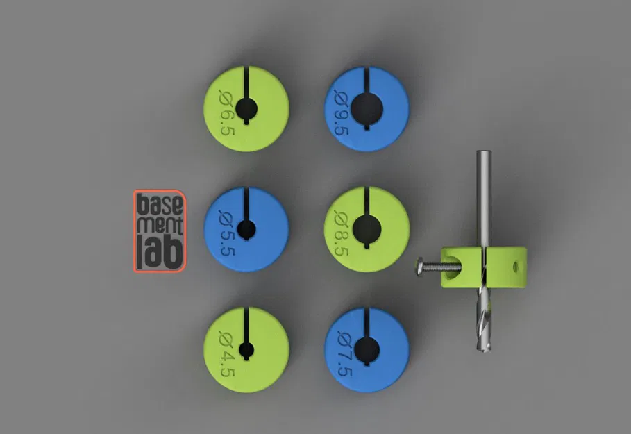 Cữ chặn mũi khoan - Cữ độ sâu Ø 4.5 đến 9.5 mm ren M3 - Image 2