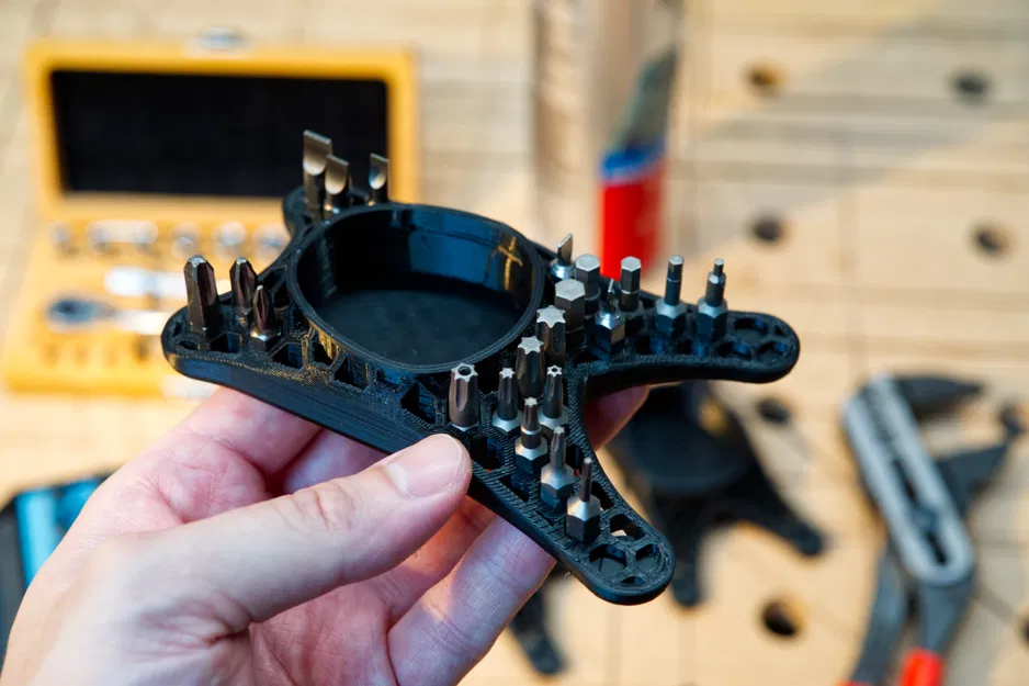 Chân đế Bosch 12V cải tiến (kèm tùy chọn giữ mũi khoan) - Image 1