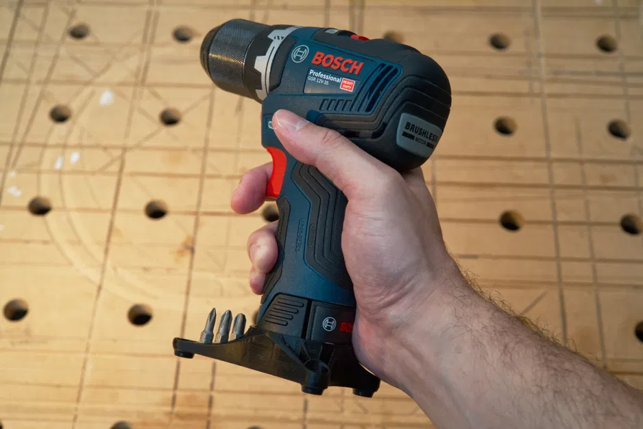 Chân đế Bosch 12V cải tiến (kèm tùy chọn giữ mũi khoan) - Image 3