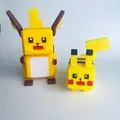 Pikachu Pokemon Multipart - Mô hình in 3D lắp ráp - Thumbnail 1