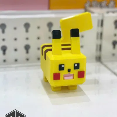 Pikachu Pokemon Multipart - Mô hình in 3D lắp ráp