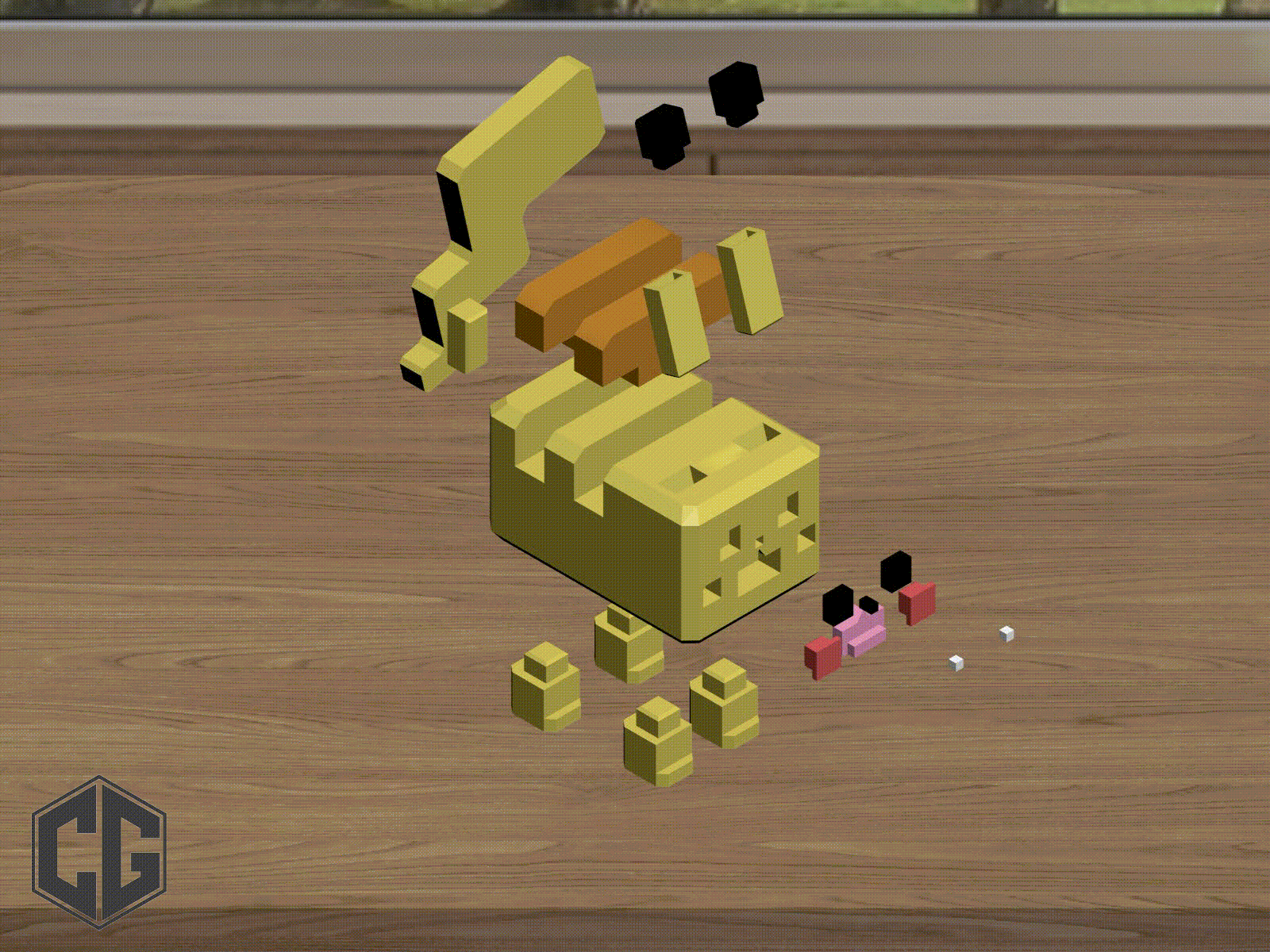 Pikachu Pokemon Multipart - Mô hình in 3D lắp ráp