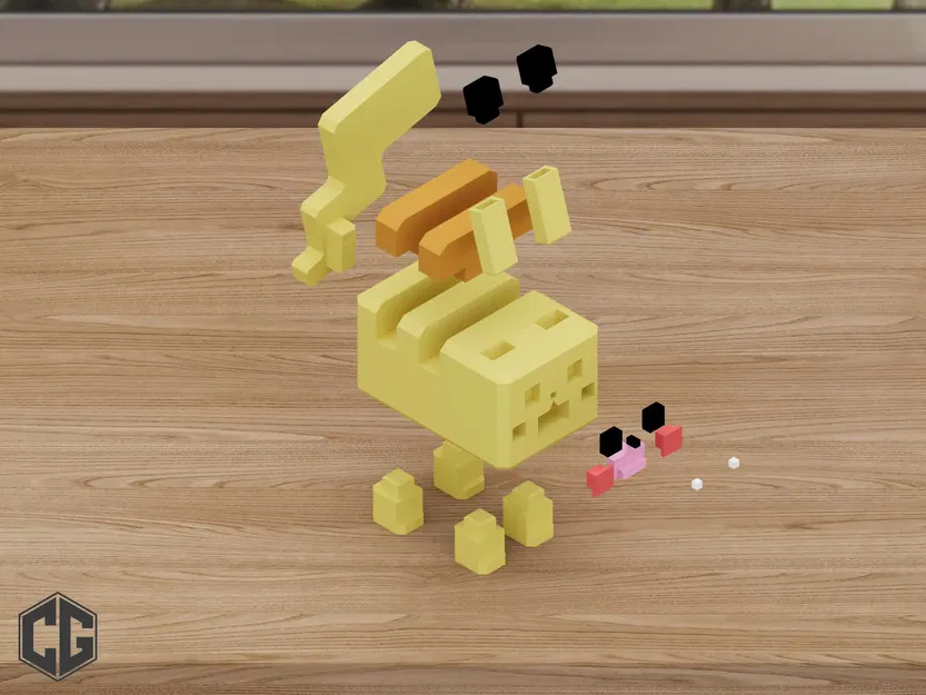 Pikachu Pokemon Multipart - Mô hình in 3D lắp ráp - Image 5