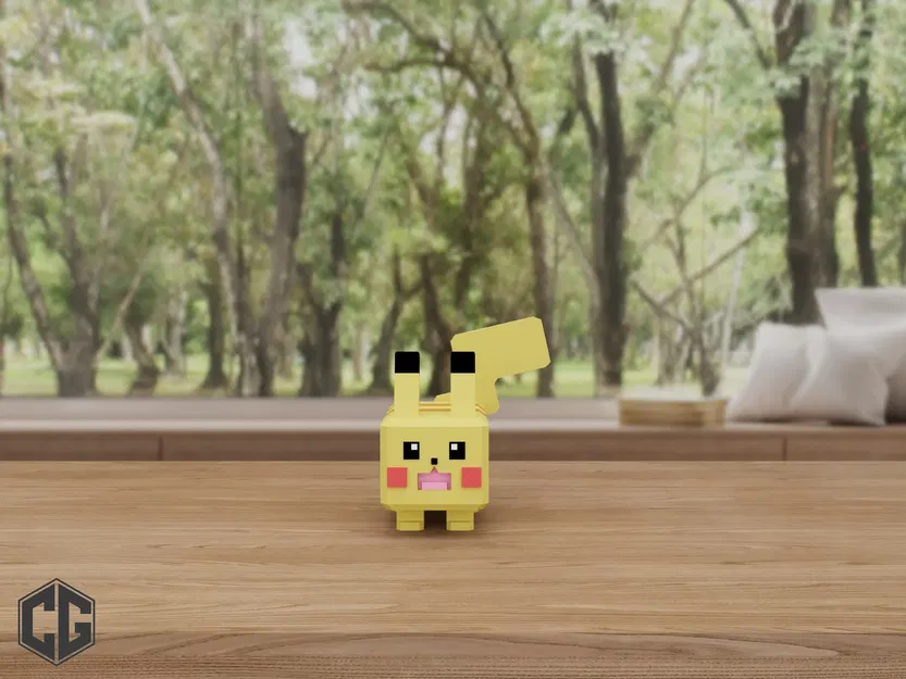 Pikachu Pokemon Multipart - Mô hình in 3D lắp ráp - Image 6