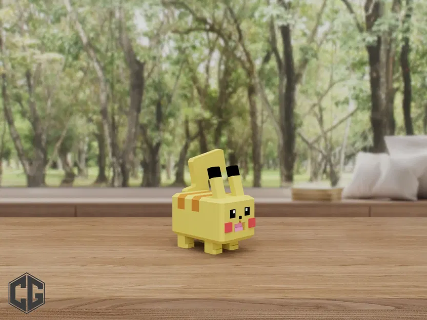 Pikachu Pokemon Multipart - Mô hình in 3D lắp ráp - Image 7