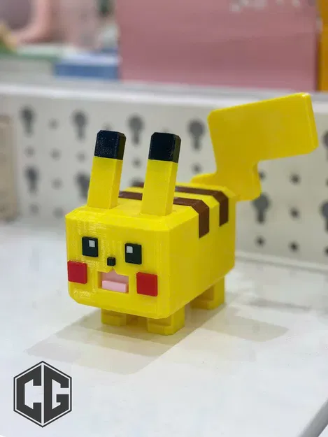 Pikachu Pokemon Multipart - Mô hình in 3D lắp ráp - Image 8