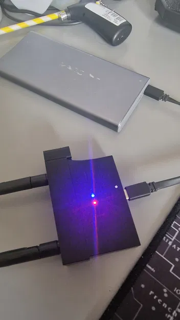 Vỏ 3D cho ESP32 và 2 module NRF24L01+PA+LNA (Bluetooth Jammer) - Image 2