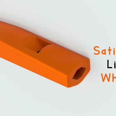 Mô hình còi thổi cầm tay nhỏ gọn dễ in 3D