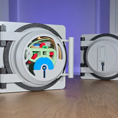 Két Sắt Mini Với Cơ Chế Khóa 6 Lever Detector Lock