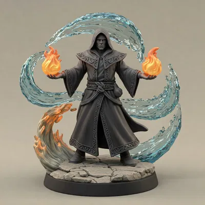 Mô hình Elemental Mage cho Dungeons and Dragons (số 1)
